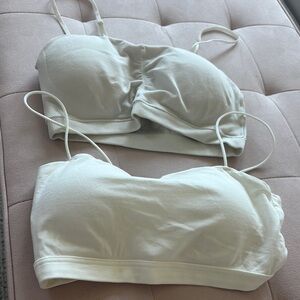 Women's White Bralette Set